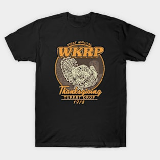 WKRP Turkey Drop (Dark Print) T-Shirt